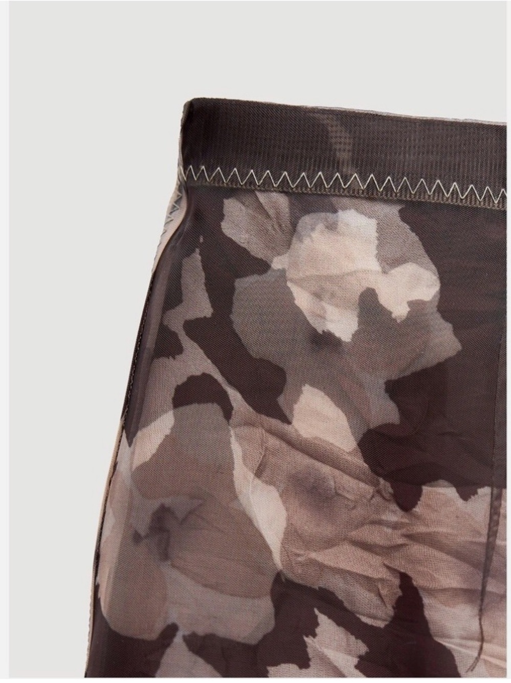 Zara Floral Printed Organza Midi Skirt - Picture 4 of 8